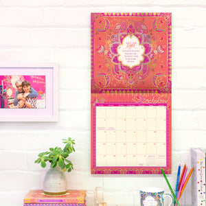 Feel uplifted and empowered to ignite your light with your Intrinsic 2024 Cherish Calendar, with soulful messages from inspiration icon Adèle Basheer, and stunning gold-foiled designs.