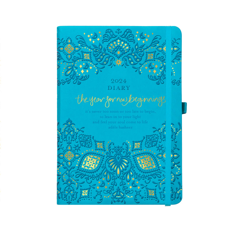 2024 Diary The Year for New Beginnings - Amalfi Blue | LIMITED EDITION