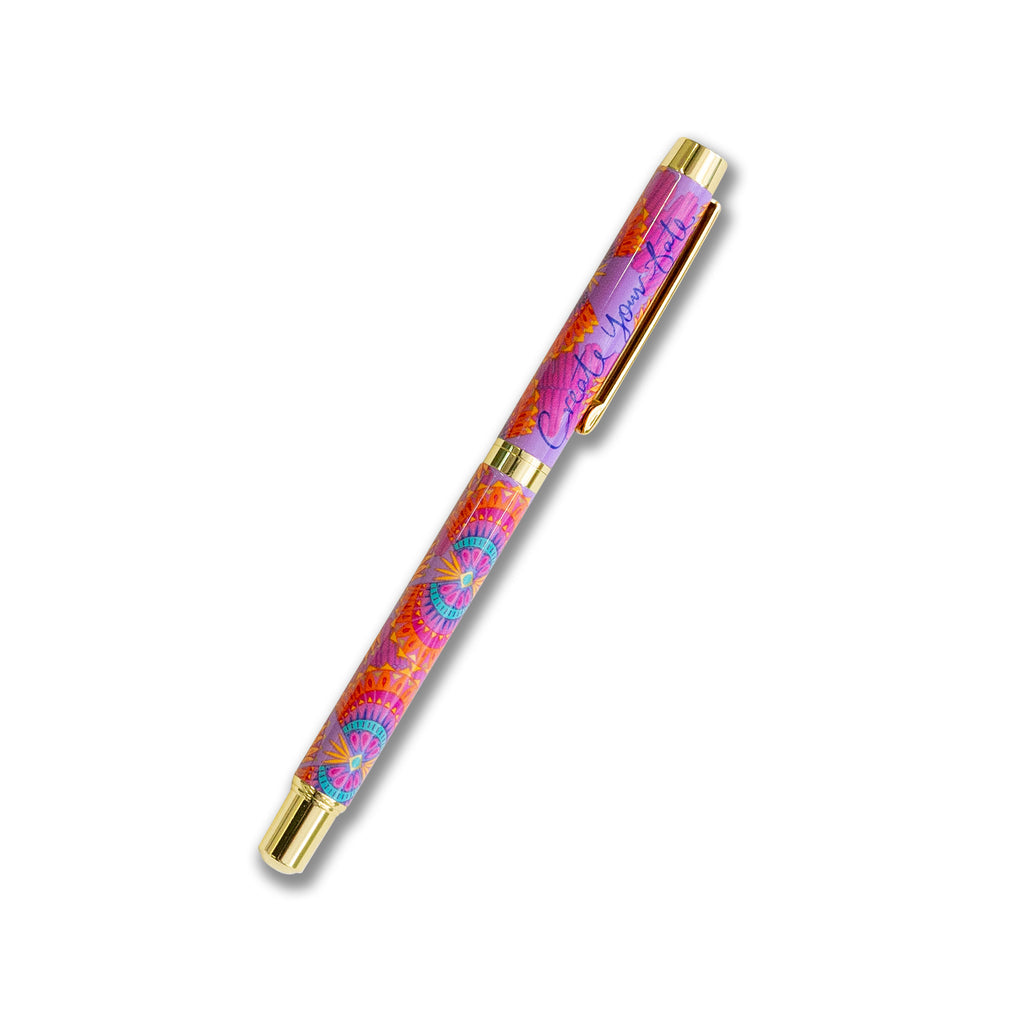 Create Your Fate Rollerball Pen - Purple Ink