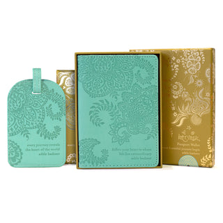 Tahitian Turquoise Passport Wallet