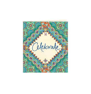 Intrinsic inspirational Celebrate gift tag by Adèle Basheer. Blank inside for your message.