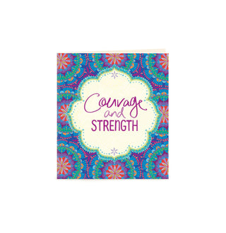 Intrinsic Adèle Basheer Courage and Strength Gift Tag. Blank inside for your message.