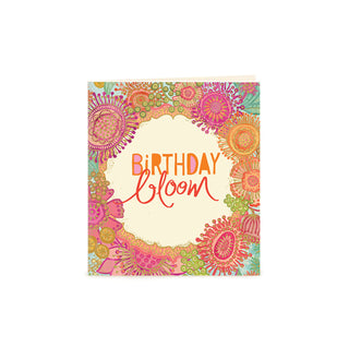 Australian Brand Intrinsic Birthday Bloom Gift Tag to delight in gifts for her and birthday gifts. Patterned present tag with coral, pink and turquoise in an Australian native floral design and gold foil. Birthday swing tag with heartfelt quote by Adele Basheer. Blank Inside for you message.