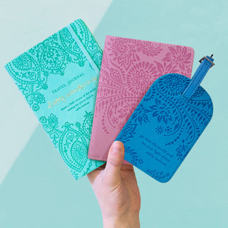 Amalfi Blue Luggage Tag