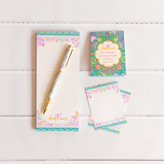 Joy & Happiness Magnetic List Pad Set