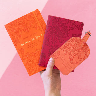 Radiant Ruby Red Passport Wallet