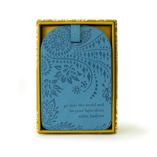 Denim Days Blue Luggage Tag