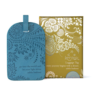 Denim Days Blue Luggage Tag