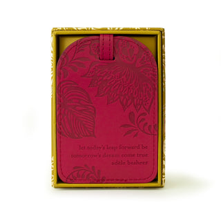 Radiant Ruby Red Luggage Tag