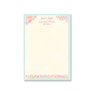 Intrinsic Love and Light inspirational stationery lined notepad