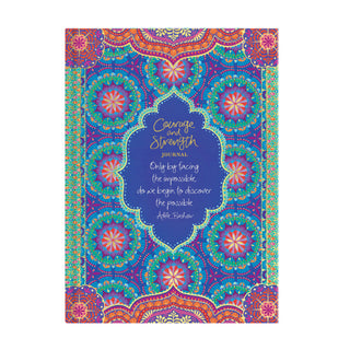 Intrinsic Courage & Strength Guided Theme Journal with Adèle Basheer quote