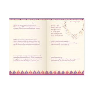 Inspirational Intrinsic A5 Guided Gratitude Journal inner pages - guided journaling prompts