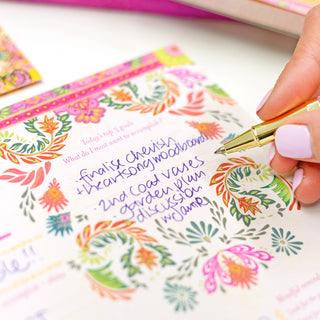 Today's top 3 goals on Intrinsic Daily A4 Planner Pad