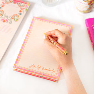 Lined notepad with blank pages for writing and to-do lists - Made in South Australia