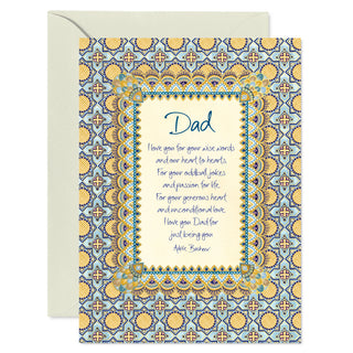 Intrinsic Dad Family Greeting Card