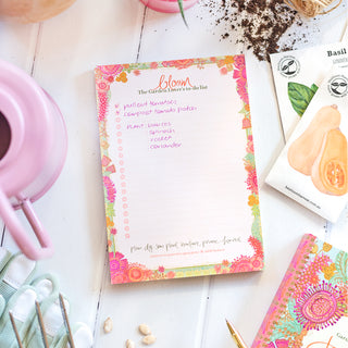 Intrinsic A5 Lined notepad - Garden Lover's to-do list - Made in South Australia