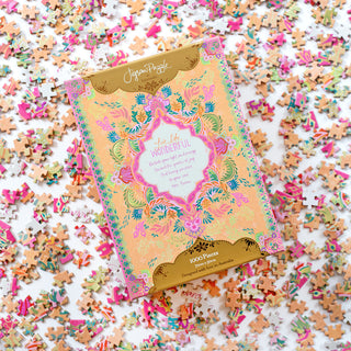 Live Life Wonderful Online 1000 Pieces Jigsaw Puzzle with joyful and happy quote - Designed in South Australia