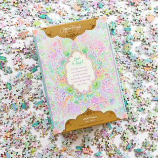 Love and Light Online 1000 Pieces Jigsaw Puzzle with hope and strength quote - Designed in South Australia