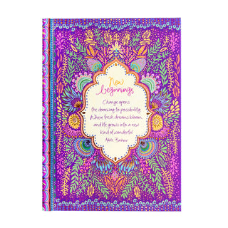 Intrinsic New Beginnings Purple Office Stationery Journal Notebook