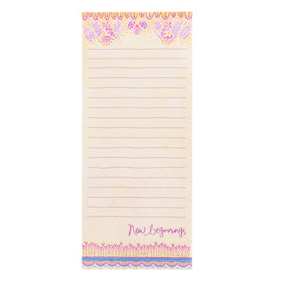 Intrinsic New Beginnings Purple Magnetic To-Do List Pad and Stationery