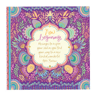 Intrinsic New Beginnings Quote Book with Inspirational Affirmations by Australian Inspiration icon Adèle Basheer - gift for someone starting a new job, gift for new home owner, gift for new parents, gift for first time mum, gift for someone moving