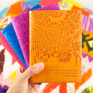 Intrinsic Colourful Vegan Leather Orange, Pink and Blue Passport Wallets