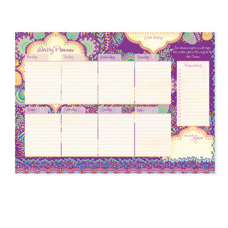 Intrinsic inspirational stationery - Weekly Planner Pad with notes and reminders