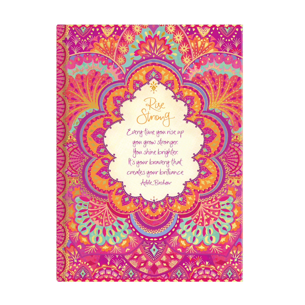 Intrinsic magenta + purple stationery - Rise Strong A5 Journal notebook 