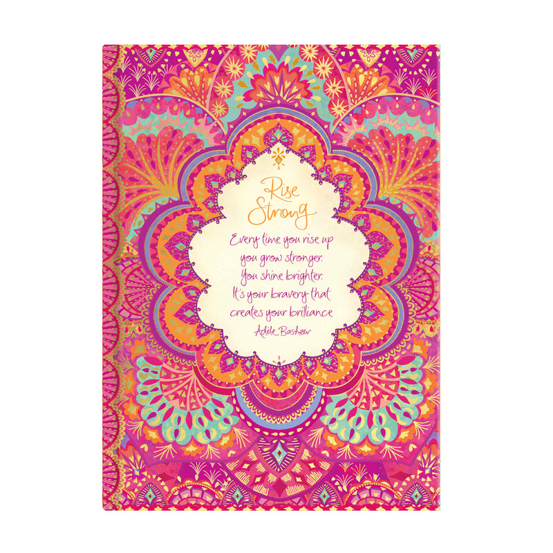 Intrinsic magenta + purple stationery - Rise Strong A5 Journal notebook 