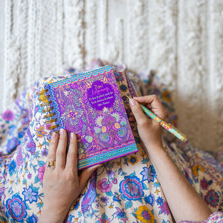 Intrinsic Purple New Beginnings Spiral Notebook