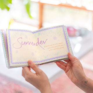 Intrinsic Healing Thoughts Quote Book with messages of hope, faith and love by Australian icon Adèle Basheer - Heartfelt gift for someone going through hard times or grieving a loss