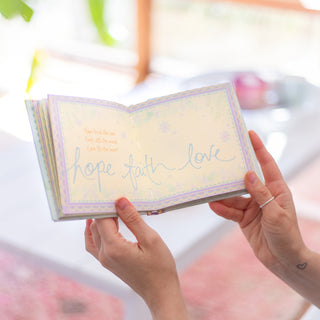 Intrinsic Healing Thoughts Quote Book with Affirmations by Australian Inspiration icon Adèle Basheer -  heartfelt messages of hope, faith and perseverance -