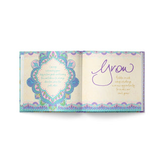 Intrinsic Goals & Dreams Quote Book with messages, quotes, affirmations and mantras about goal setting