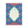 Australian Intrinsic Blue Courage & Strength Greeting Card with Inspirational quote