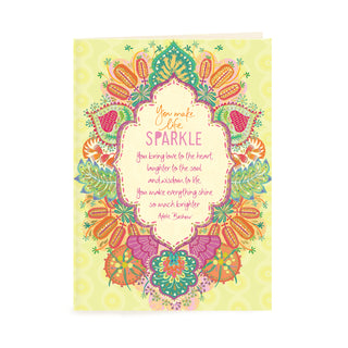 Intrinsic Australian Botanical Greeting Card with inspirational quote by Adèle Basheer