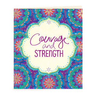 Intrinsic Adèle Basheer Courage and Strength Gift Tag. Blank inside for your message.