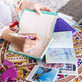 Intrinsic-Luxe Travel Journal - Turquoise