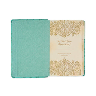 Intrinsic-Luxe Travel Journal - Turquoise