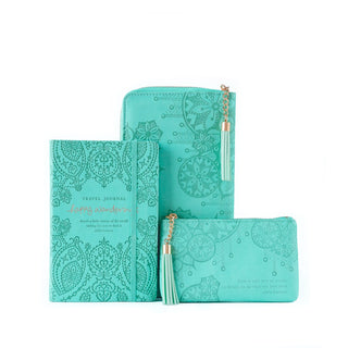 Intrinsic-Luxe Travel Journal - Turquoise