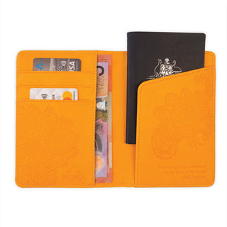 Intrinsic Marigold Yellow Passport Wallet Travel Accessory