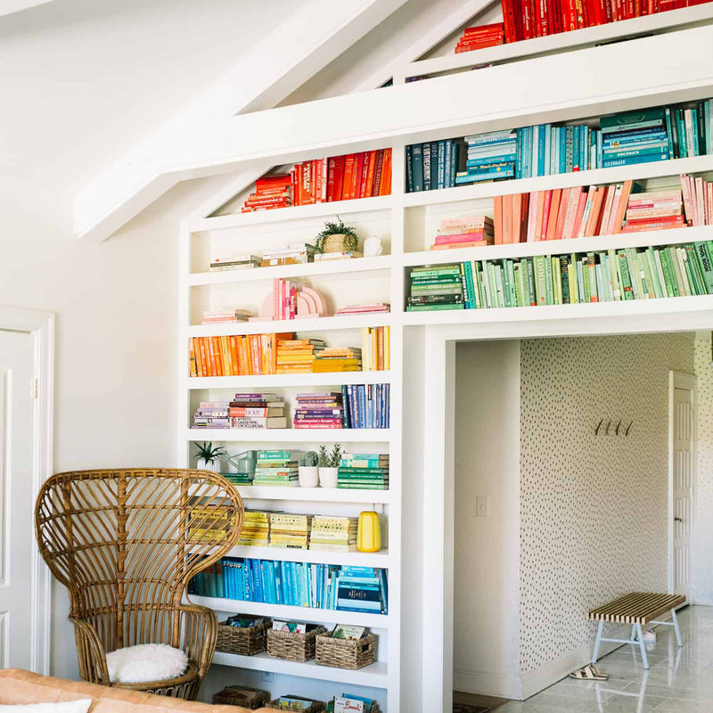 Book Shelf Image from A Beautiful Mess Blog