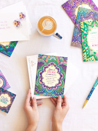 Australian inspirational quote greeting cards by Intrinsic Adèle Basheer