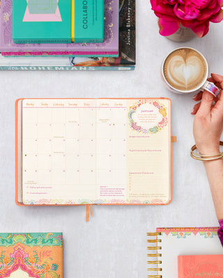 2026 Diary Planner | Peach | Year for Radiating Joy