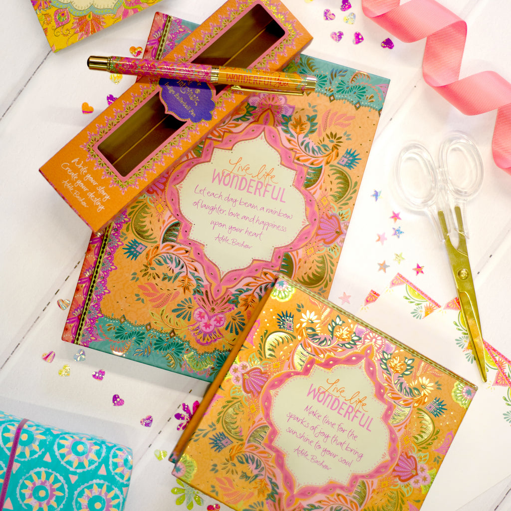 Live Life Wonderful | Inspirational Stationery Bundle
