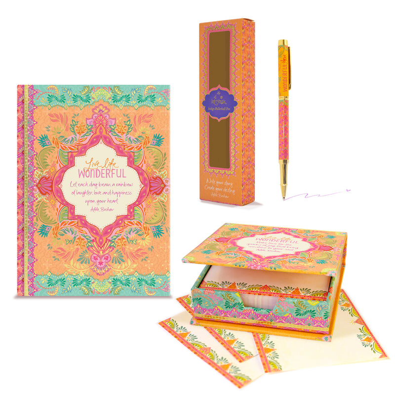 Live Life Wonderful | Inspirational Stationery Bundle