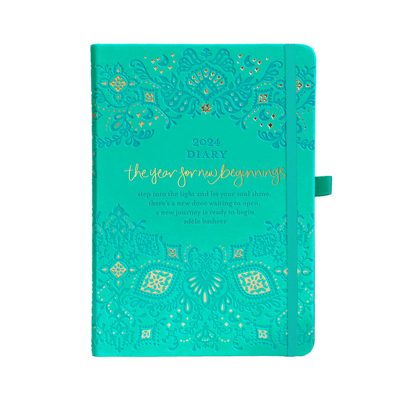Take a look at the magic inside the 2024 Intrinsic Diary! The Year for New Beginnings - Turquoise Twist