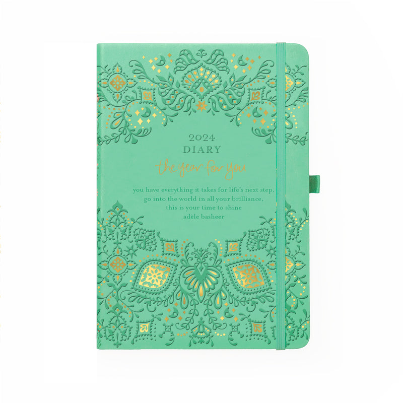 Take a look at the magic inside the 2024 Intrinsic Diary! The Year for You - Tahitian Turquoise | LIMITED EDITION