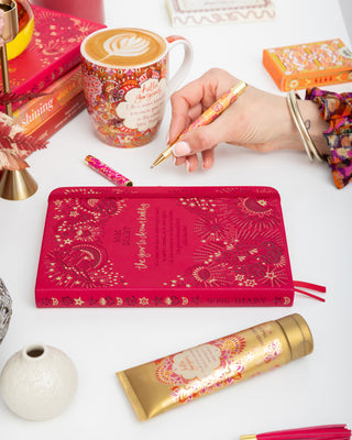 2026 Diary Planner | Radiant Ruby Red | Year to Dream Boldly
