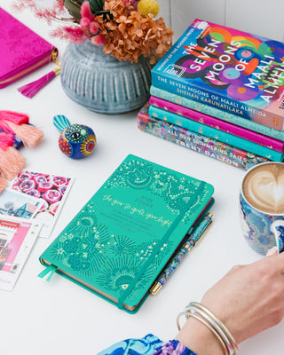 2026 Diary Planner | Turquoise Twist | Year to Ignite Your Light