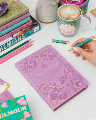 2026 Diary Planner | Moonlit Mauve Purple | Year for Abundance